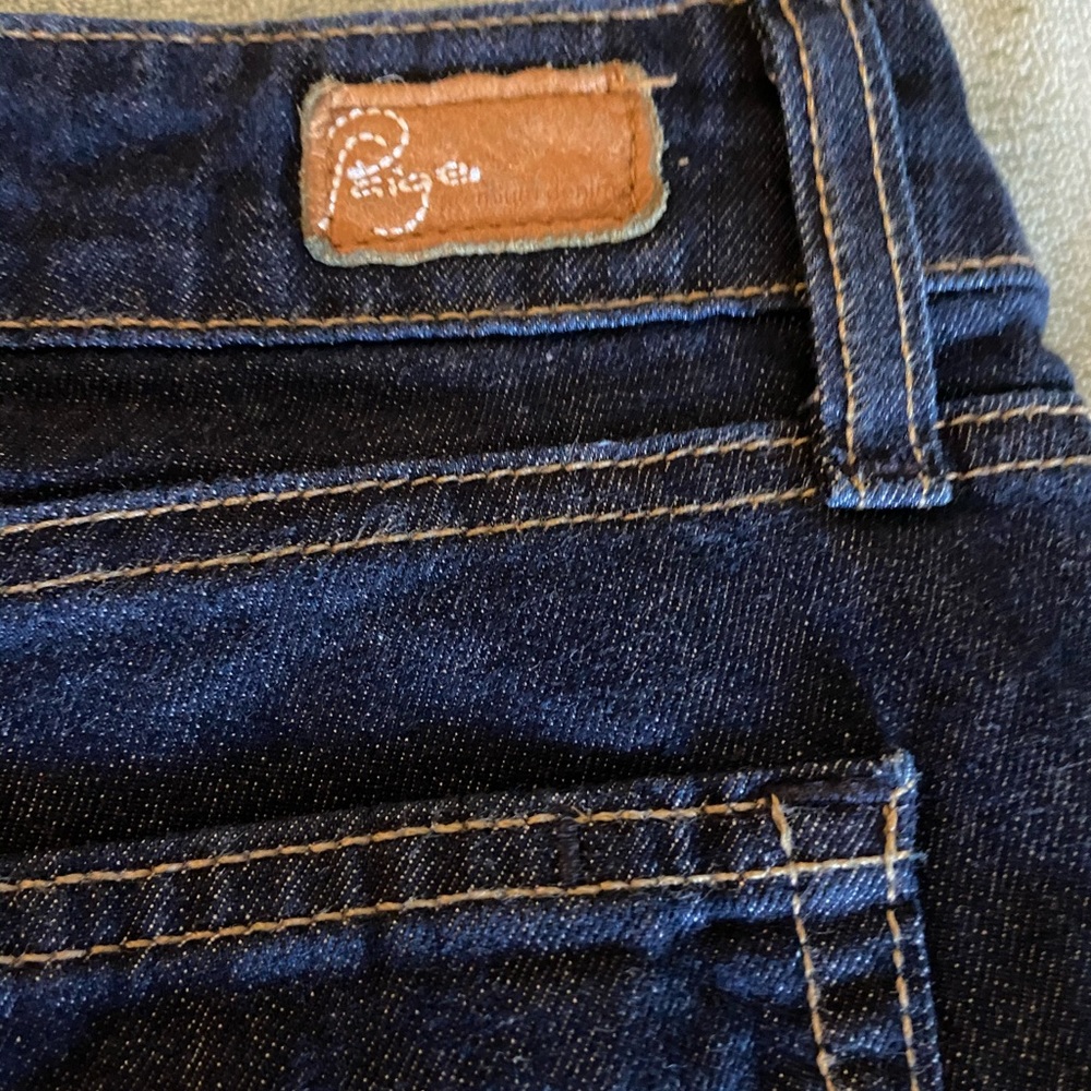 Dark was, Paige flare jeans